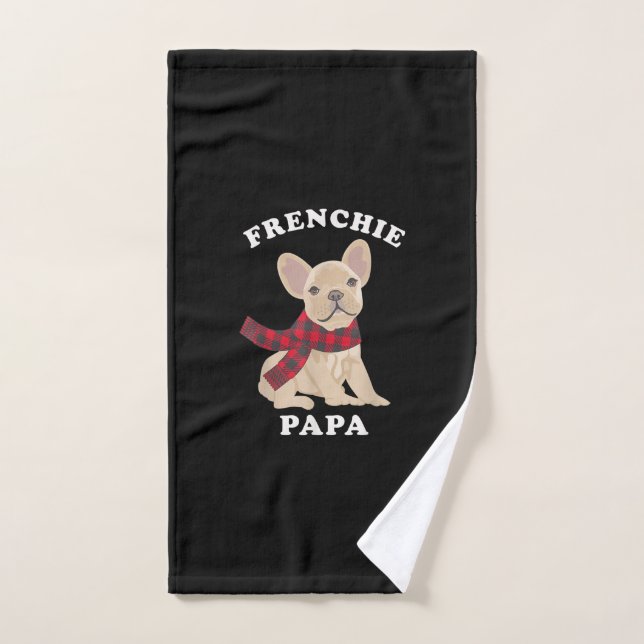 correspondance famille cadeau de noël français bul (Serviette à main)