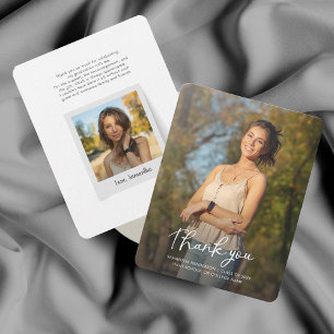 Correspondance Graduate Photo Graduation 2024 Carte de remercieme