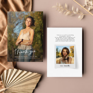 Correspondance Graduation 2025 Photo Grad Carte de remerciements