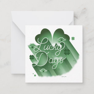 Correspondance Jours de Chance / Carte de Papeterie