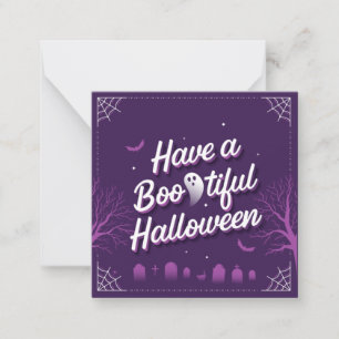 Correspondance Joyeuse carte de vœux pour un Halloween magnifique