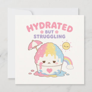 Correspondance Kawaii Hawaii carte de note mignonne