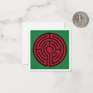 Correspondance LABYRINTH IX 2,5x2,5 Carte de voeux vide