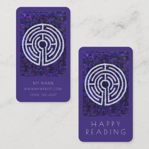 Correspondance LABYRINTH VIII Signet d'affaires Violet de carte 3