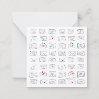 Correspondance Lettres d'amour directement de la carte d'appartem