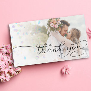 Correspondance merci script mariage de la carte de photo déchargé