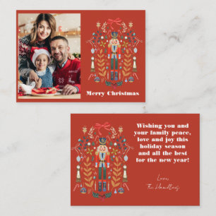 Correspondance Nutcracker Photo Noël Carte de voeux personnalisée