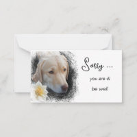 *~* OBTENEZ BIEN AP62 Fleur de chien carte de note