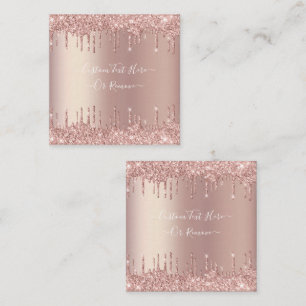 Correspondance Parties scintillant rose Gold Blush - Carte de not