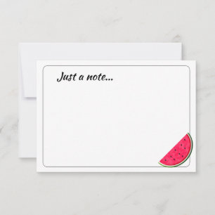 Correspondance Pastèque de dessin animé mignonne carte personnali