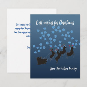 Correspondance Personnaliser Appartement de Noël Carte de voeux