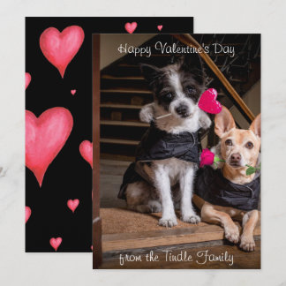 Correspondance Photo de famille Heureuse Sainte-Valentin Carte Va