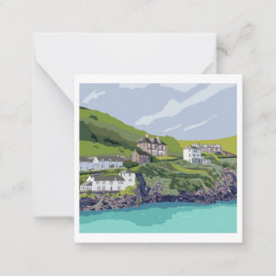 Correspondance Port Isaac - Port Wen Carte pour notes de style ca