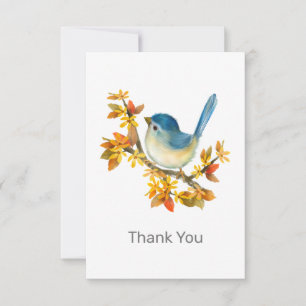 Correspondance Toute Occassion Blue Bird Merci Carte de note