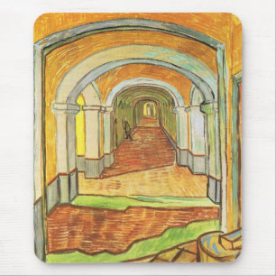Corridor of Saint Paul Asylum by Vincent van Gogh Mouse Pad