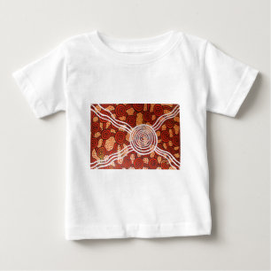Corroboree II Aboriginal Art Baby T-Shirt