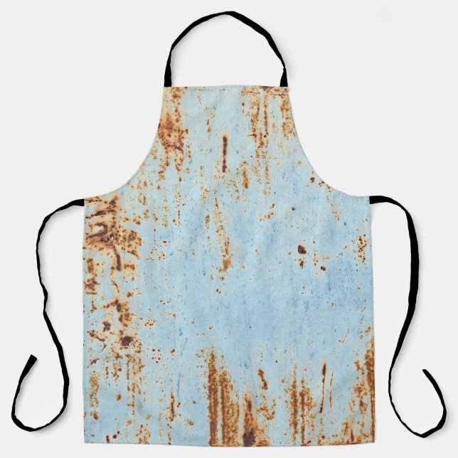 Corroded metal, grunge texture background. apron (Front)