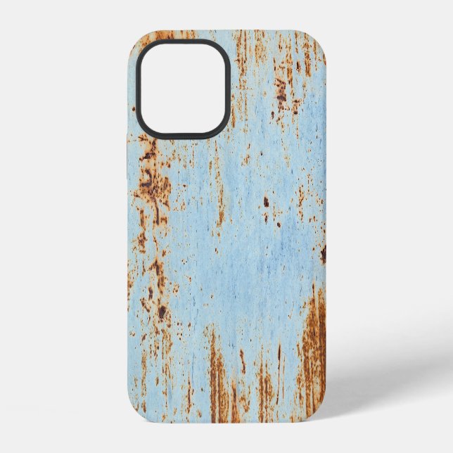 Corroded metal, grunge texture background. iPhone case (Back)