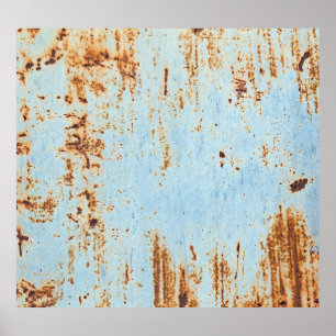 Corroded metal, grunge texture background. poster