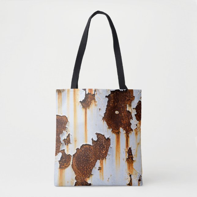 Corroded White Rust Streaks Tote Bag (Front)