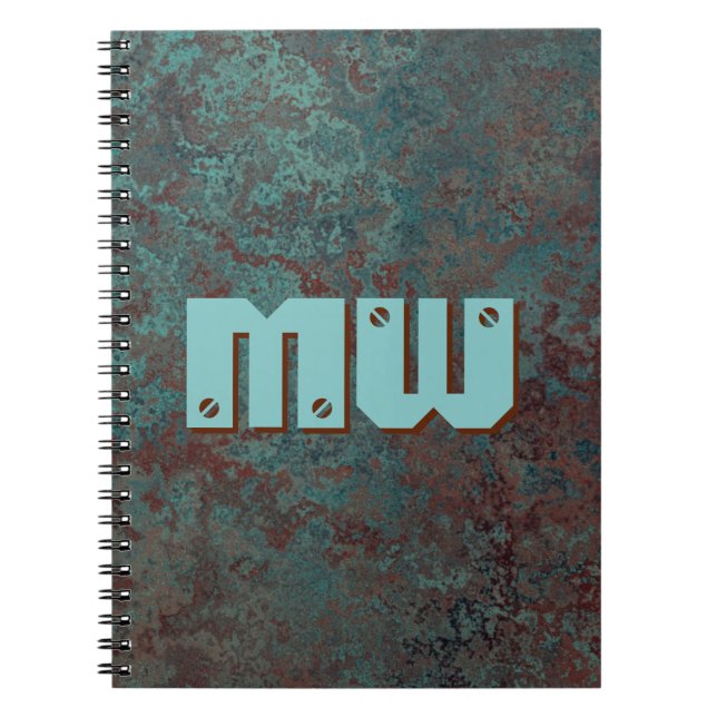Corrosion "Copper" Monogram print notebook (Front)