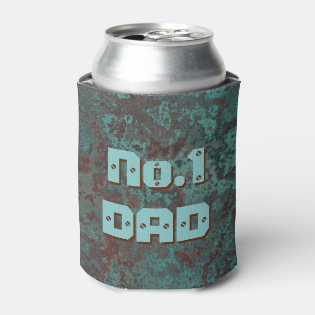Corrosion "Copper" print No.1 DAD can cooler (Can Front)