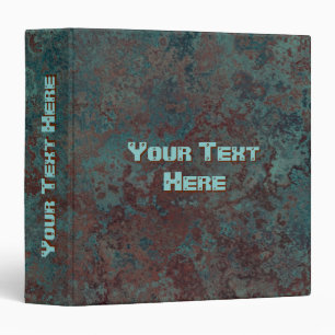 Corrosion "cuivre" classeur d'impression texte