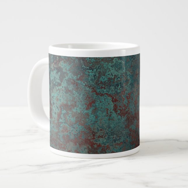 Corrosion "Cuivre" impression tasse jumbo (Devant gauche)