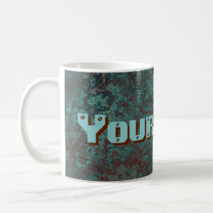 Corrosion "Cuivre" Votre nom imprimer tasse