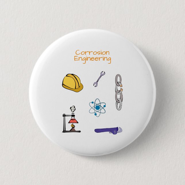 Corrosion engineer Chemical engineering 2 Inch Round Button (Front)