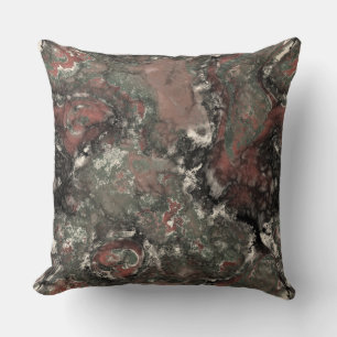 Corrosive Stone Throw Pillow