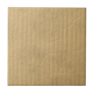 Corrugated Cardboard Texture Tile