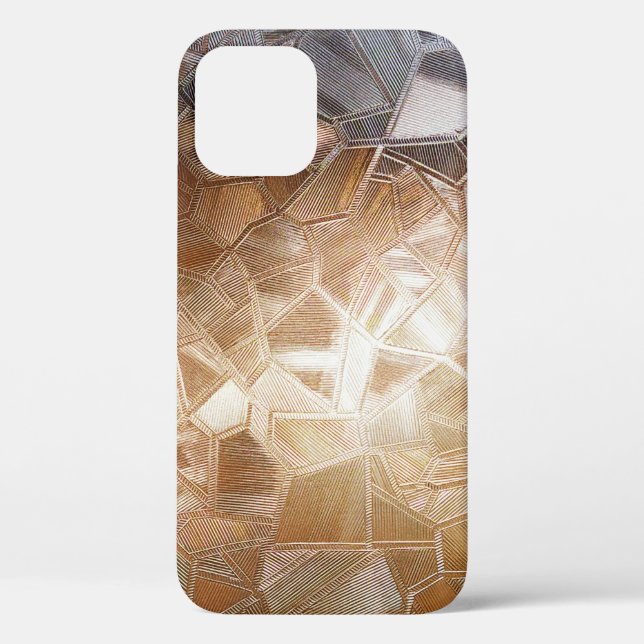 Corrugated glass with backlight. Beautiful light r Case-Mate iPhone Case (Back)