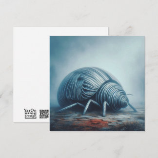 Corrugated Ladybug Greeting Card