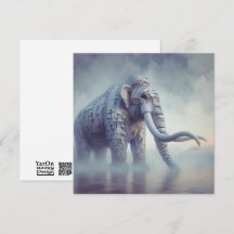 Corrugated Mammoth Greeting Card