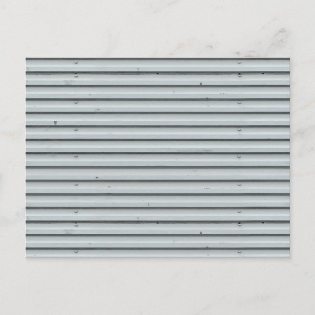 Corrugated Metal Postcard (Front)