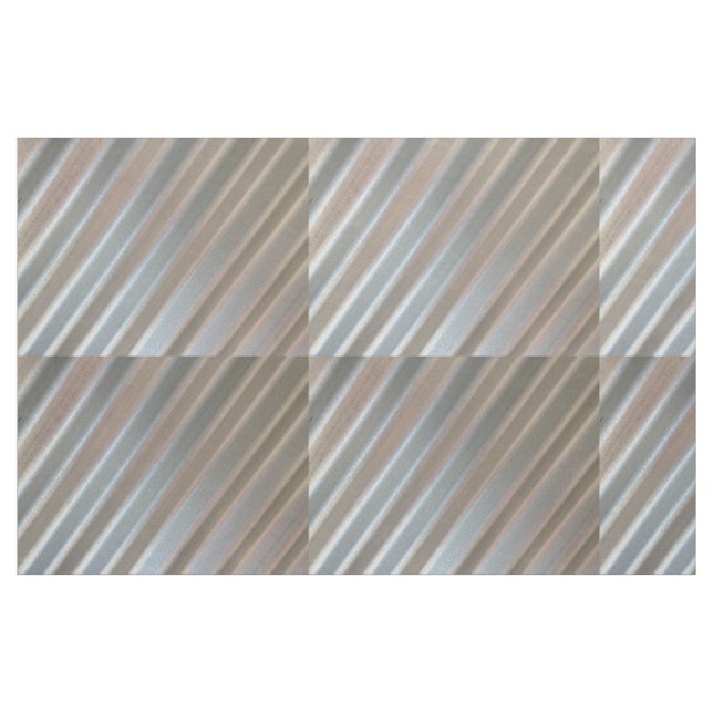 Corrugated Sheet Metal Diagonal Fabric (Fat Quarter)