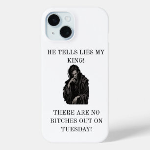 Corrupt Advisor Sabotage King Medieval Meme iPhone 15 Case