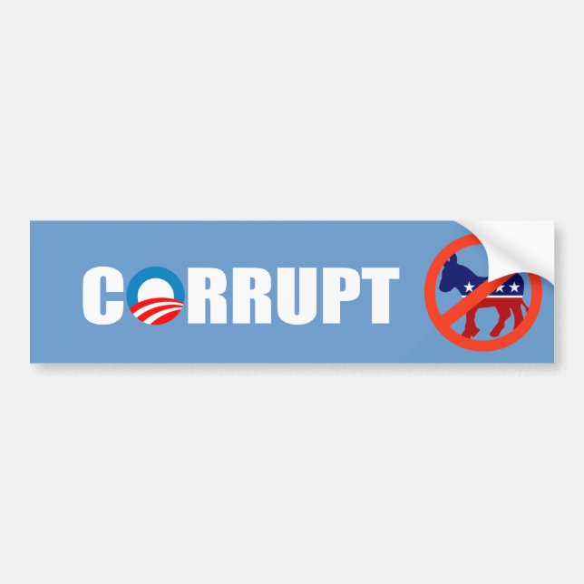 CORRUPT BUMPER STICKER (Front)