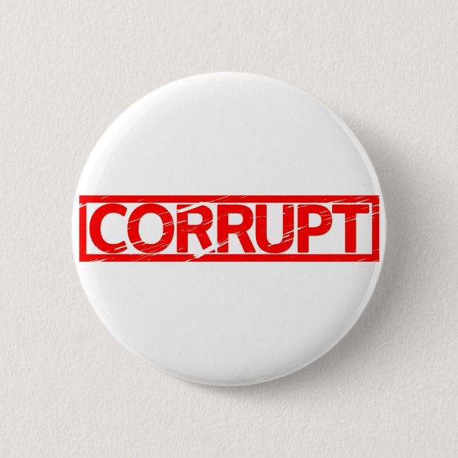 Corrupt Stamp 2 Inch Round Button (Front)