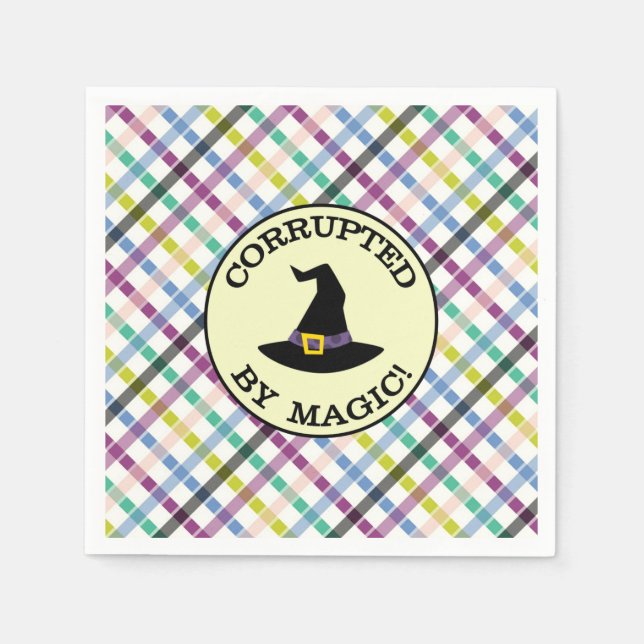 CORRUPTED BY MAGIC! NAPKIN (Front)