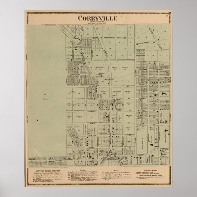 Corryville, Ohio Poster (Front)