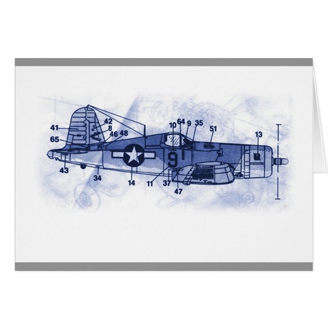 Corsair Blueprint (Front Horizontal)