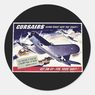 Corsairs Classic Round Sticker