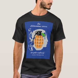 Corse Corsica FLNC Bastia Ajaccio France Vintage D T-Shirt