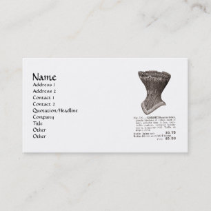 corset Fig 119 Business Card