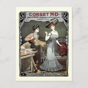 Corset N.D. - Postcard