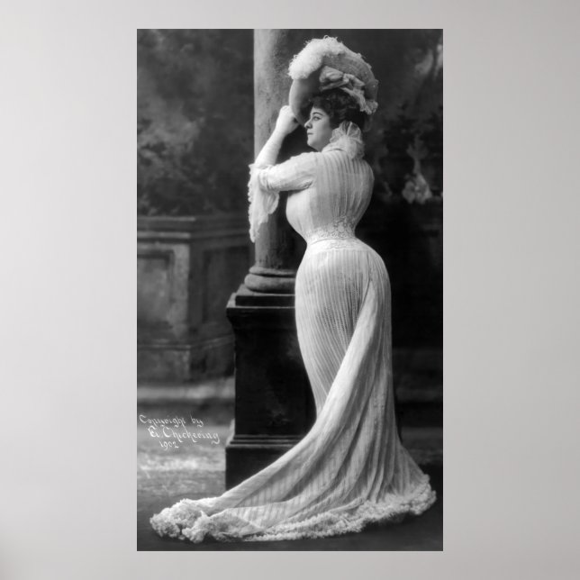 CORSETED WOMAN 1902 POSTER (Front)