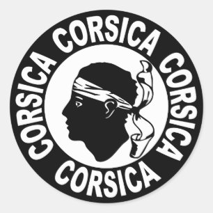 Corsica - Corsica Classic Round Sticker