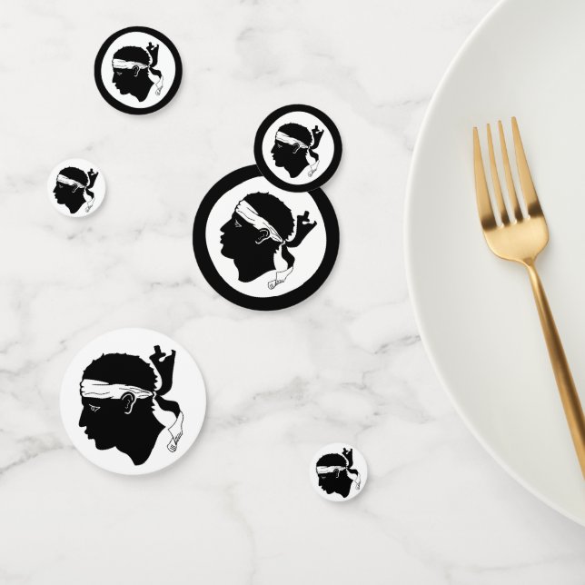 Corsica flag Table Confetti (Group)